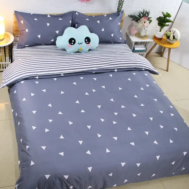 Bed Pure Cotton Quilt Cover Summer Student Dormitory Single Bed Supplies Blue - Shop at LoveMi