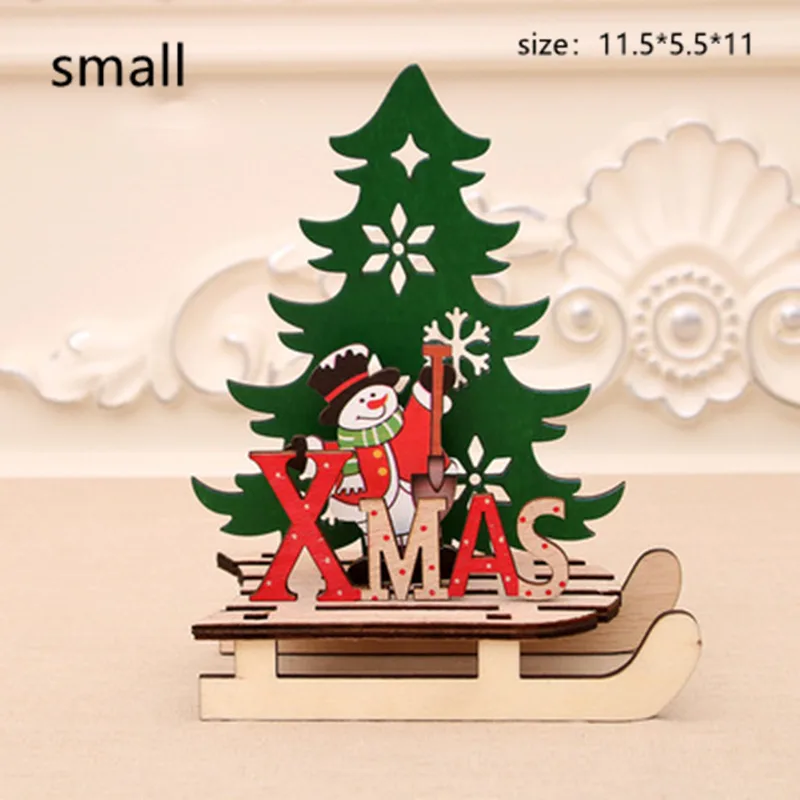 Christmas Decorations Wooden Celebrity Gift Box Ornaments For The Elderly Large Old Man - Shop at LoveMi