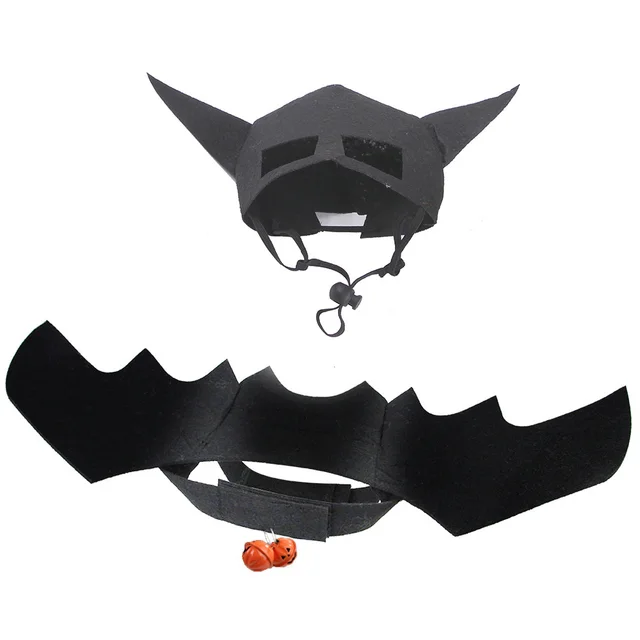 Halloween Pet Mask Bat Wings Corset Bell Style - Shop at LoveMi