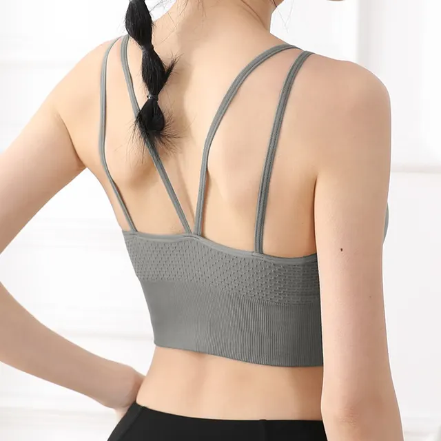 Beauty Back Running Fitness Yoga Vest 801Grey - Shop at LoveMi