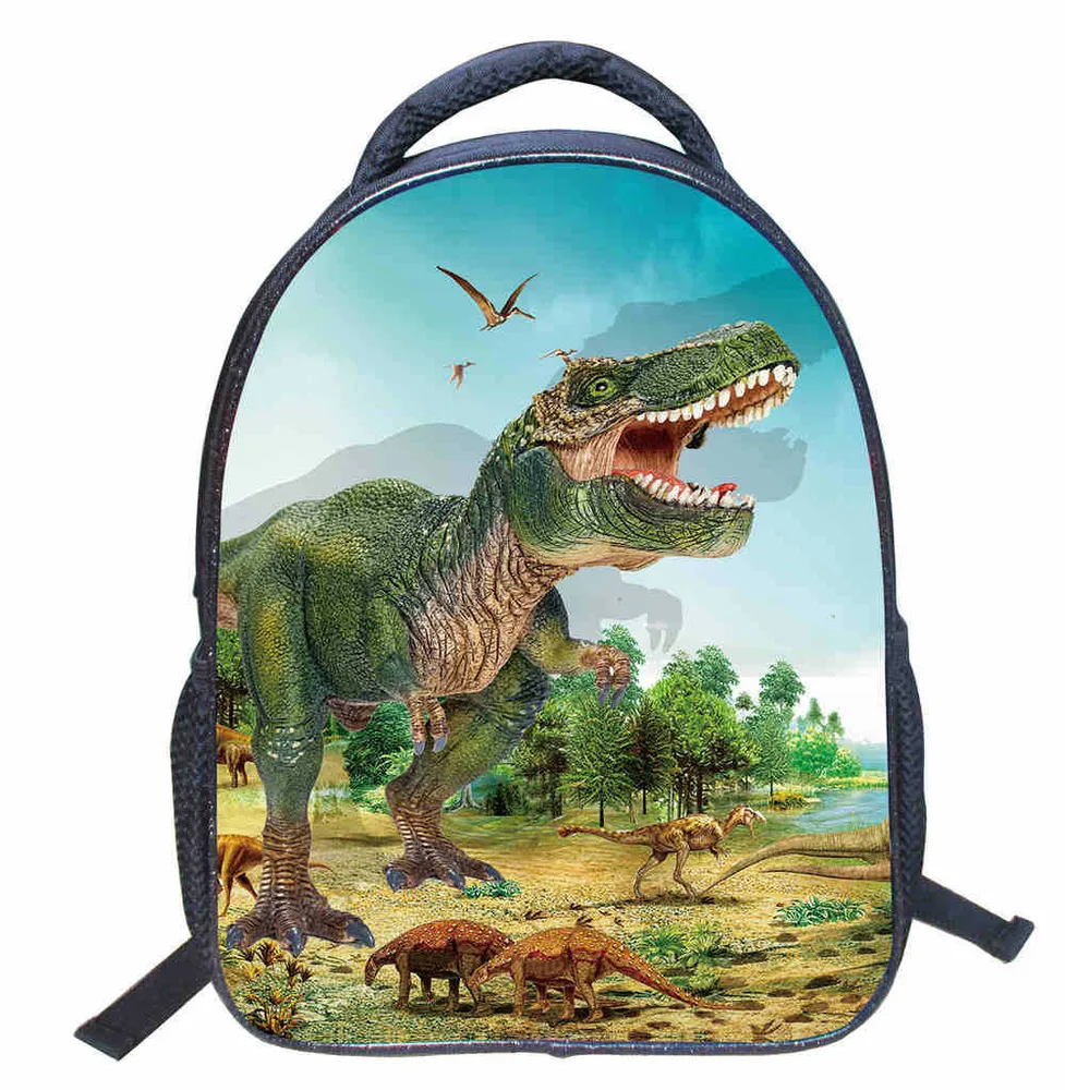 Primary School Kindergarten Shoulders Lightening Backpack - Photo Color-14Inches