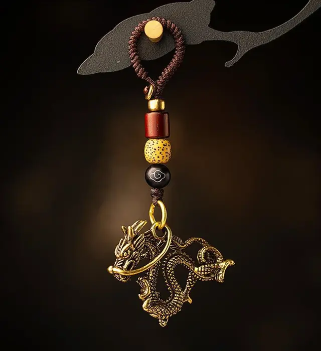 Vintage Handmade Pure Brass Safe Keychain Gold - Shop at LoveMi