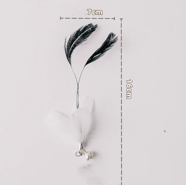 Detachable Wire Rod Sucker Cat Stick Small Leaves Fluttering - Shop at LoveMi