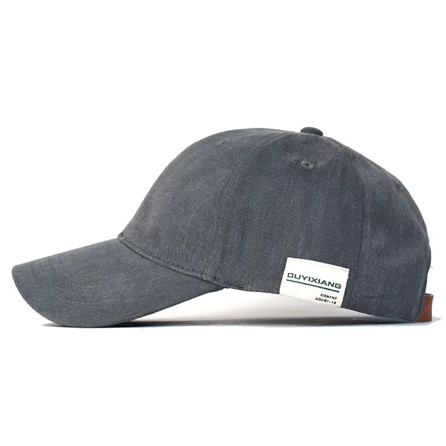 Women's Patch Sunshade Soft Top Baseball Hat Grey - Shop at LoveMi