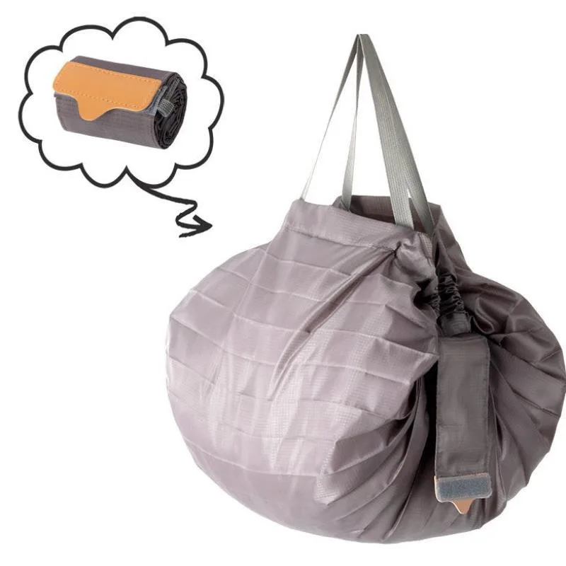 Portable Large Capacity Eco Friendly Shopping Bag Orange - Shop at LoveMi