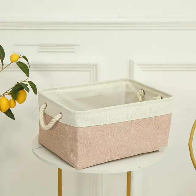 Foldable Storage Basket For Washed Dirty Clothes White Spell Pink - Shop at LoveMi