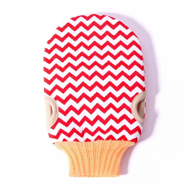 Water Ripple Thumb Double Sided Scrubbing Towel Red - Shop at LoveMi