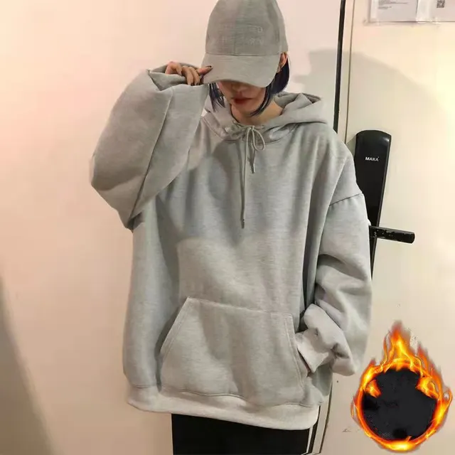 Plus Velvet Western Style Student Age Reduction Ins Super Fire Loose Embroidered Hood 16 Style - Shop at LoveMi