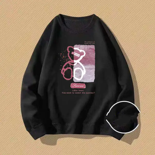Plus Velvet Western Style Student Age Reduction Ins Super Fire Loose Embroidered Hood 19Style - Shop at LoveMi