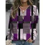 Purple, black, gray, white