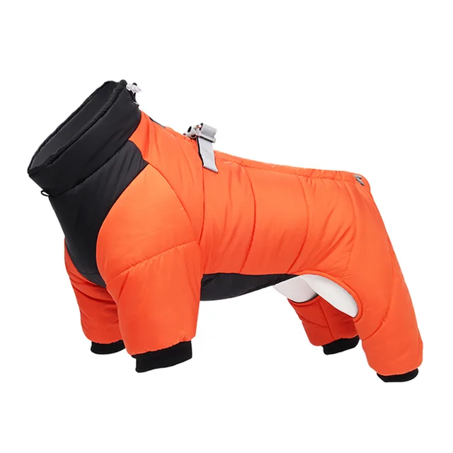 Small Medium sized Winter Thicken Dog Clothes Orange - Shop at LoveMi