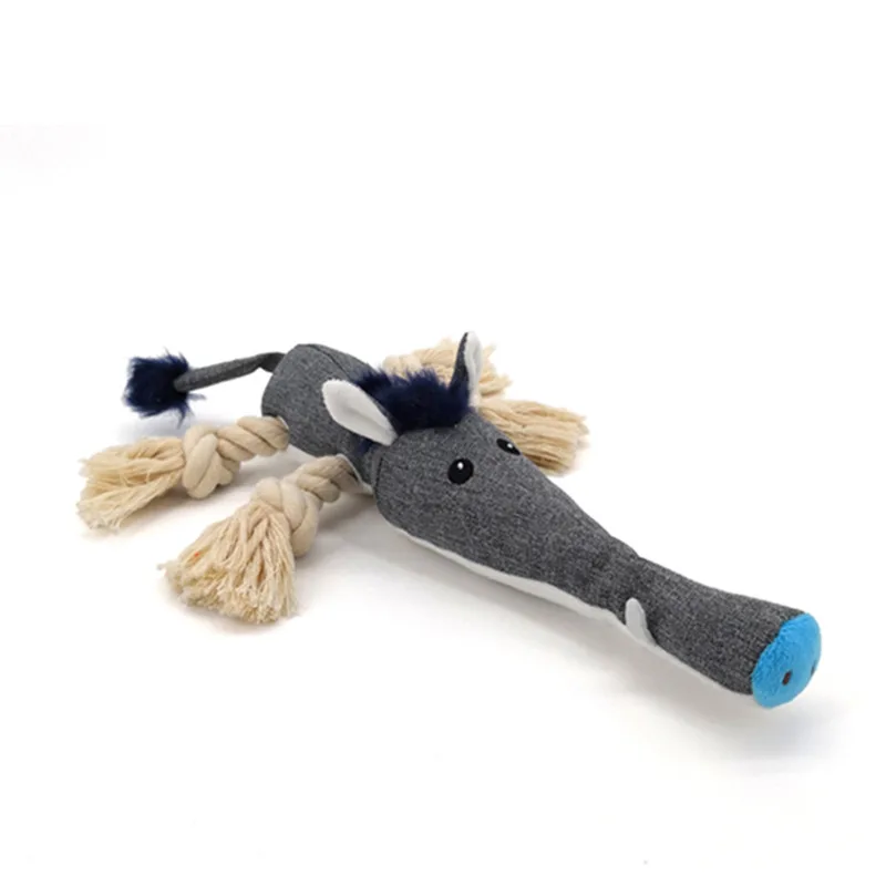 Cotton Rope Knot Chewing Pet Dog Molar Toy Wild Boar - Shop at LoveMi