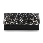 European And American Hot Diamond Dinner Party Trendy Messenger Bag - Black