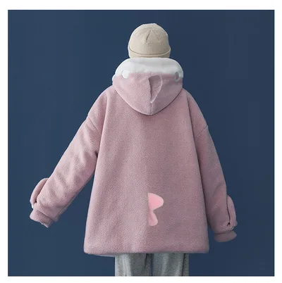 Fat Sister Coat Embroidered Pullover Top Pink - Shop at LoveMi
