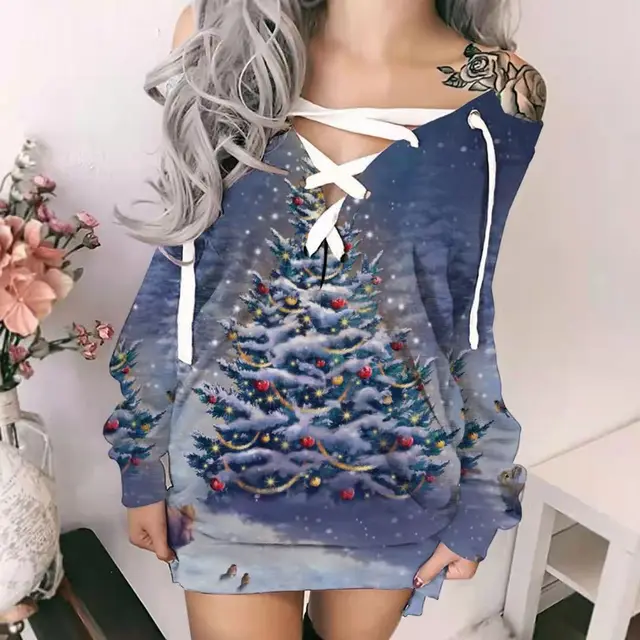 Autumn And Winter Christmas Long Sleeved Sweater Women - Shop at LoveMi