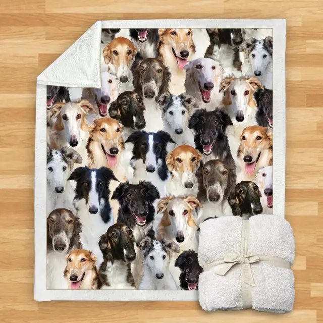New Fashion Pet Dog Printed Flannel Blanket 17 Style - Shop at LoveMi