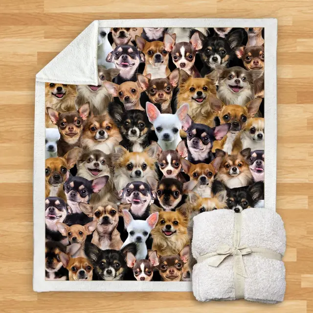 New Fashion Pet Dog Printed Flannel Blanket 29Style - Shop at LoveMi