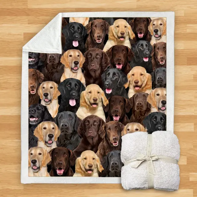New Fashion Pet Dog Printed Flannel Blanket 40Style - Shop at LoveMi