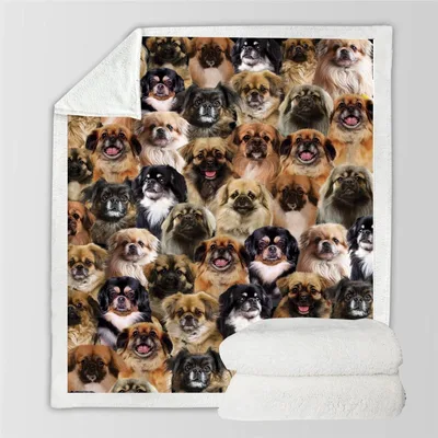New Fashion Pet Dog Printed Flannel Blanket 31Style - Shop at LoveMi