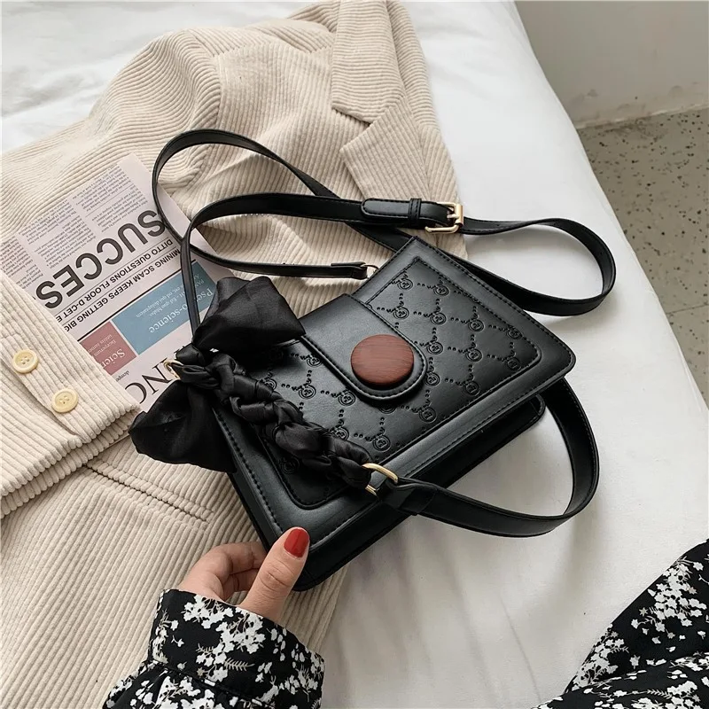 All match Baguette Underarm Soft Leather Crossbody Bag Black - Shop at LoveMi
