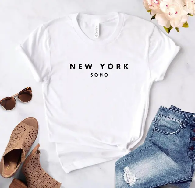 Simple Letter Printing Fashion Short sleeved T shirt White - Shop at LoveMi