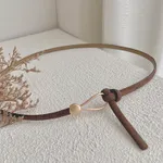 Brown Pigskin Drip Buckle