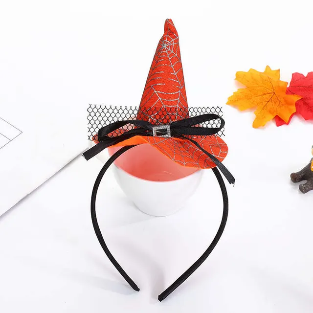 Halloween Witch Hat Headband Holiday Children Props Party Hair Accessories G - Shop at LoveMi