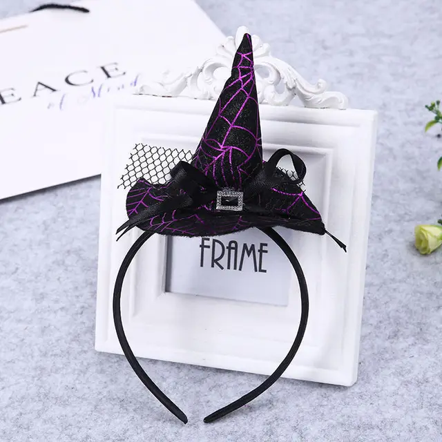 Halloween Witch Hat Headband Holiday Children Props Party Hair Accessories P - Shop at LoveMi