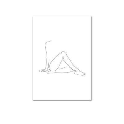 Abstract Botanical Canvas Drawing Style Home Decor - Shop at LoveMi