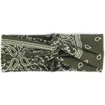 Leopard Print Cross-pull Headband With Wide Brim - Green