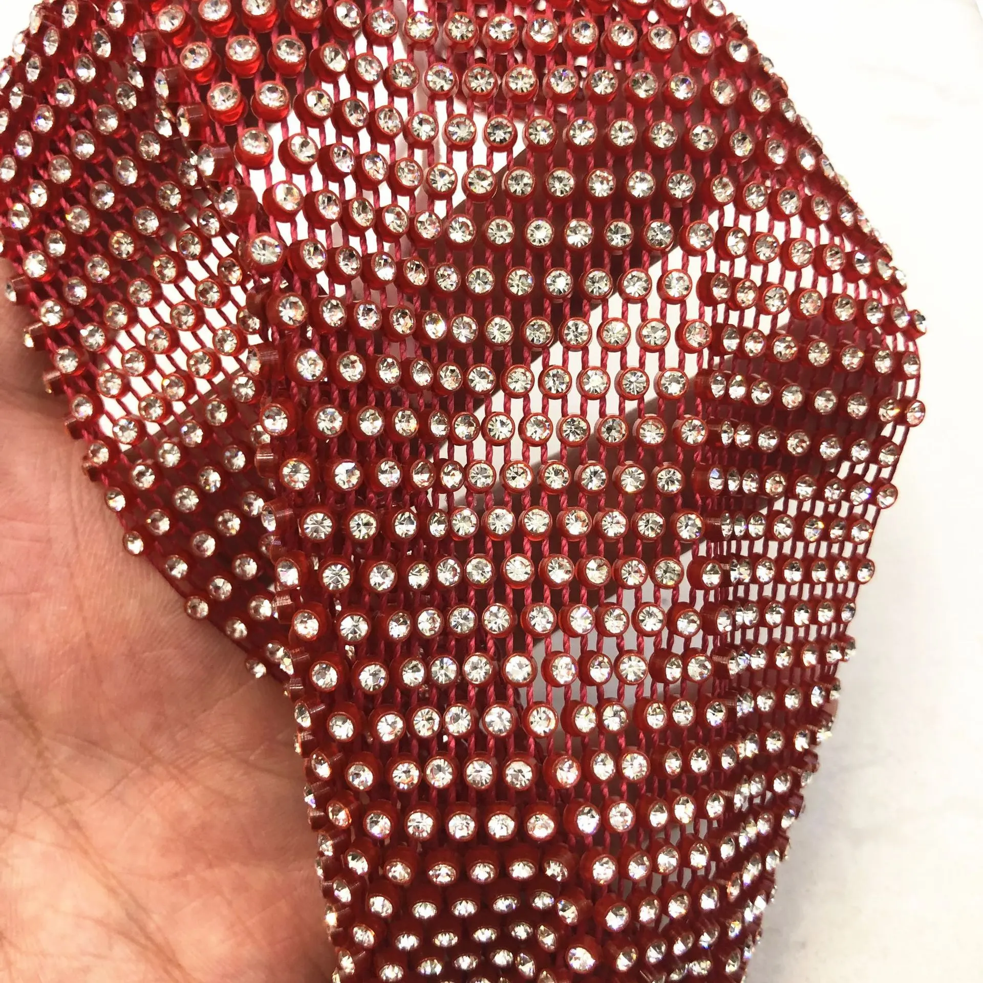 Rhinestone Mask European And American Net Celebrity Fishing Net Star Color Mask With Diamond - Color10 - View 1