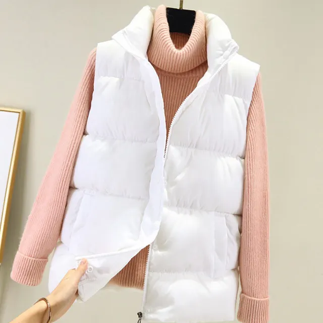 Casual Waistcoat Wearing Bread Jacket Waistcoat Tide White - Shop at LoveMi