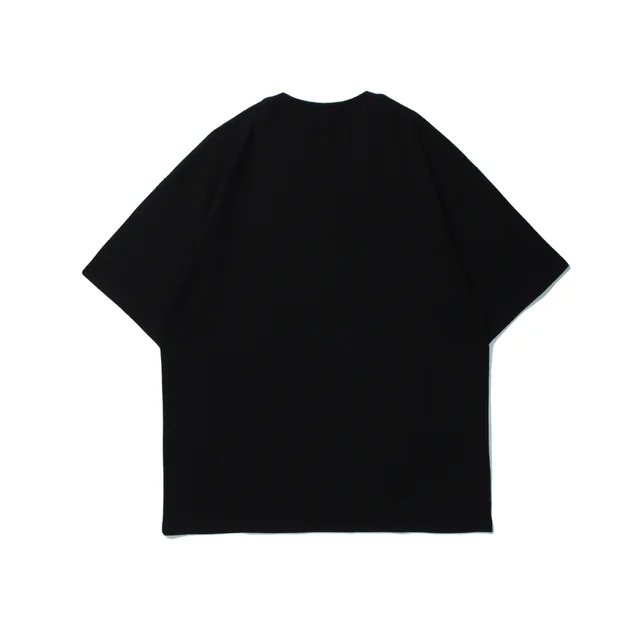 Round Neck Half Sleeves Street Fashion Couple Half Sleeves Black - Shop at LoveMi