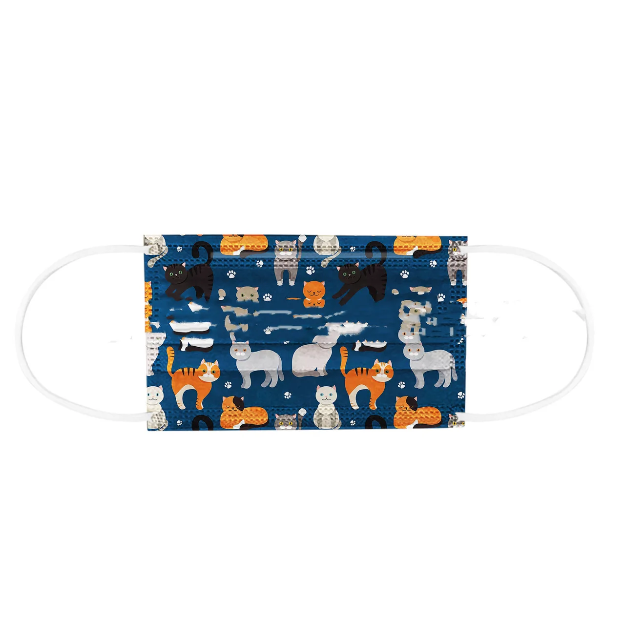 Disposable Children's Tie-dye Printing Protective Mask - 1Color - View 1