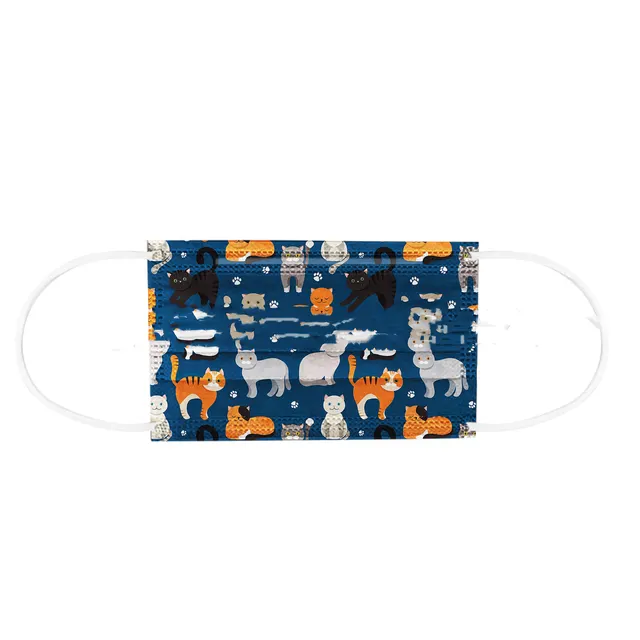 Disposable Children's Tie dye Printing Protective Mask 1Color - Shop at LoveMi