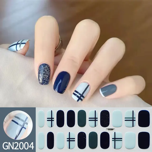 Simple Autumn And Winter Gel Nail Stickers 4 Style - Shop at LoveMi