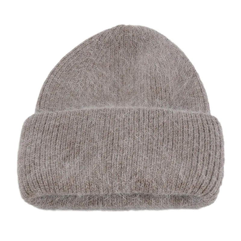 Korean Fashion Solid Color Wild Wool Hat Coffee Color - Shop at LoveMi