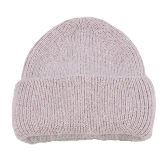 Korean Fashion Solid Color Wild Wool Hat Light Purple - Shop at LoveMi
