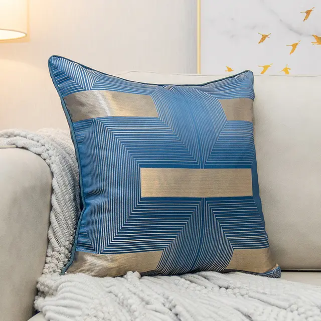 Sofa Pillow Living Room Home Lumbar Support Dark Blue - Shop at LoveMi