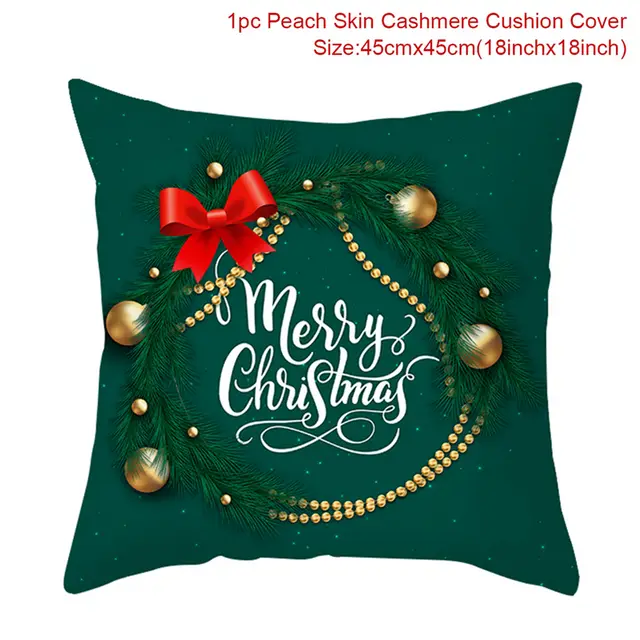Leisure Christmas Linen Pillowcase Sofa Decoration 6 Style - Shop at LoveMi
