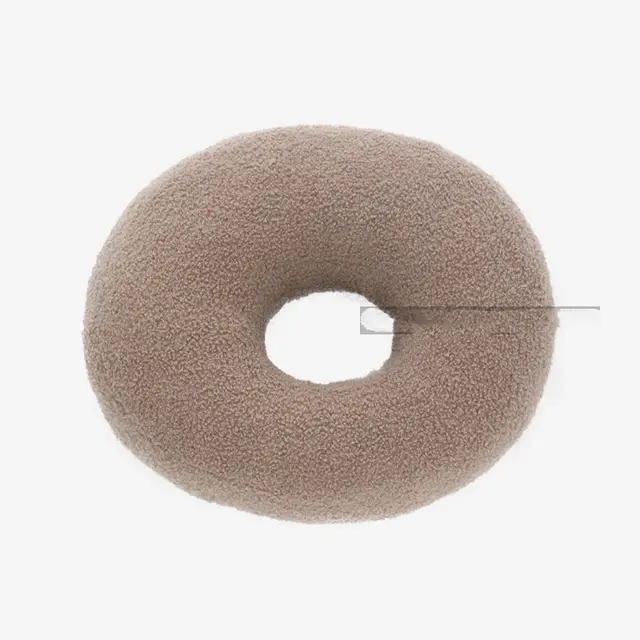 Lamb Plush Sofa Pillow Cushion Ins Living Room Donutsmilk Tea Color - Shop at LoveMi