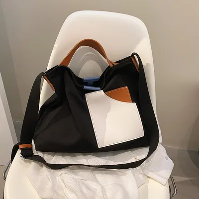 Young College Students Entrust A Specific Canvas Bag Black - Shop at LoveMi