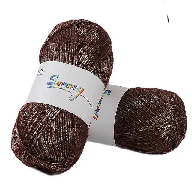 Hand knitted Diy Stick Needlework Scarf Jacket Coffee - Shop at LoveMi