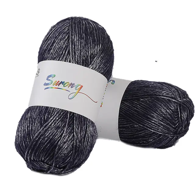Hand knitted Diy Stick Needlework Scarf Jacket Navy Blue - Shop at LoveMi