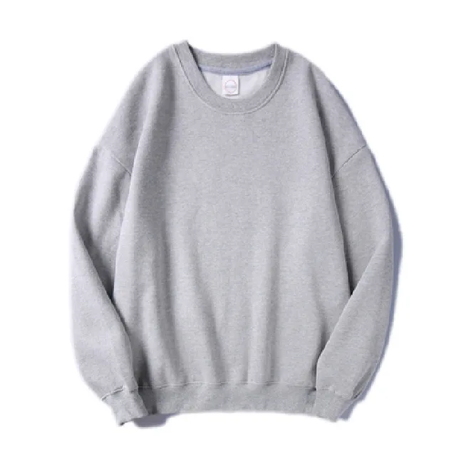 David Clothing Pure Color Casual Simple Student Light Grey - Shop at LoveMi