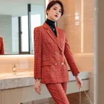 Red Check Top