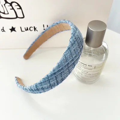 All match Outer Departure Card Hairband Retro Headdress Light Blue - Shop at LoveMi