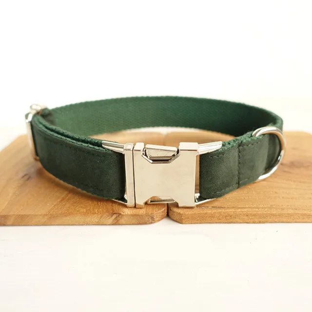 Adjustable Polyester Dog Collar Can Be Customized Green - Shop at LoveMi