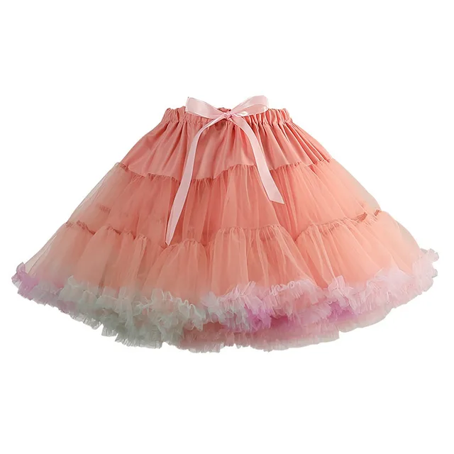 Boneless Soft Yarn Petticoat Cotton Tutu Skirt Pastels - Shop at LoveMi