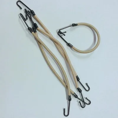 Women's Simple Tail Braid Hook Hair Rope Apricot - Shop at LoveMi